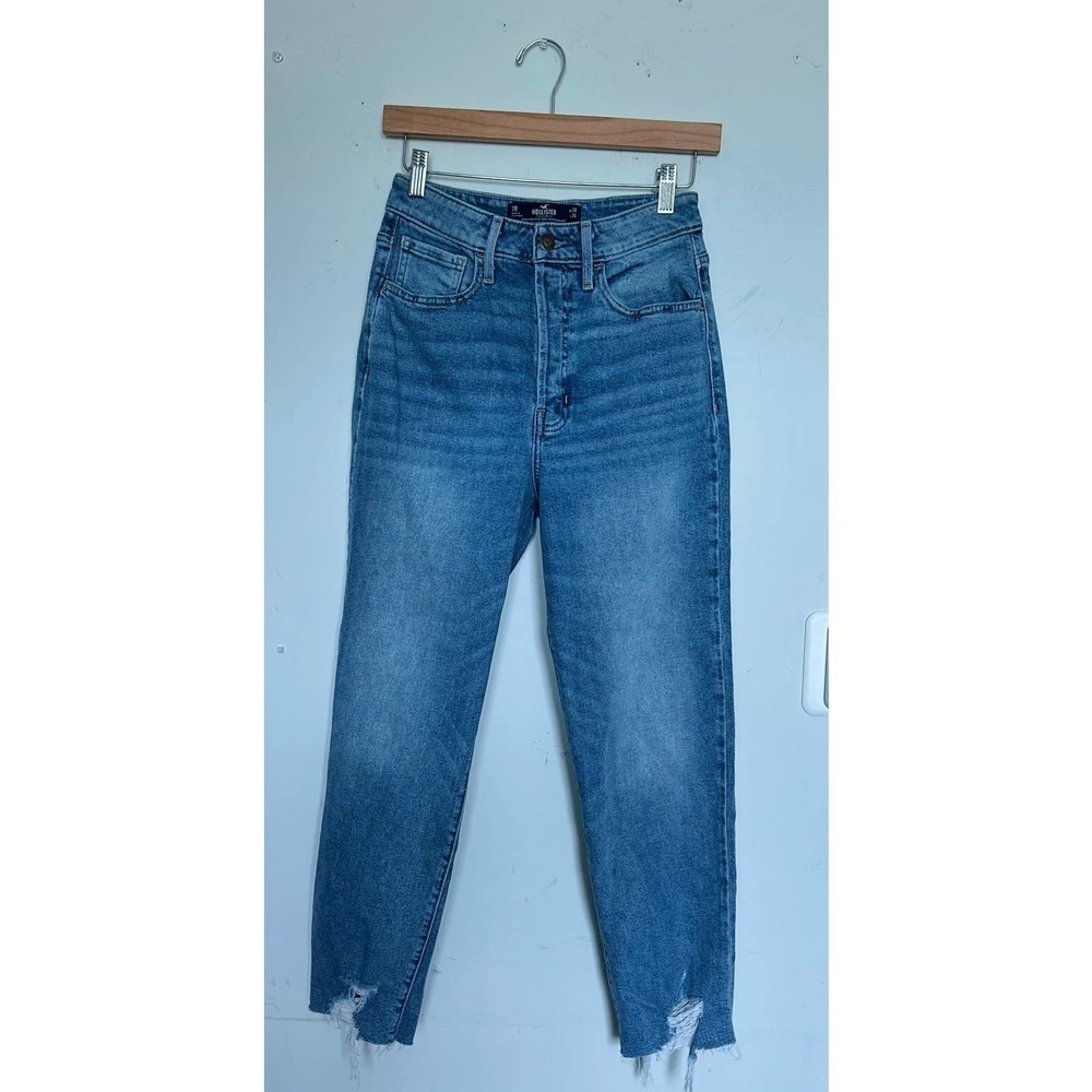 HOLLISTER women’s ULTRA HIGH-RISE CROP vintage straight